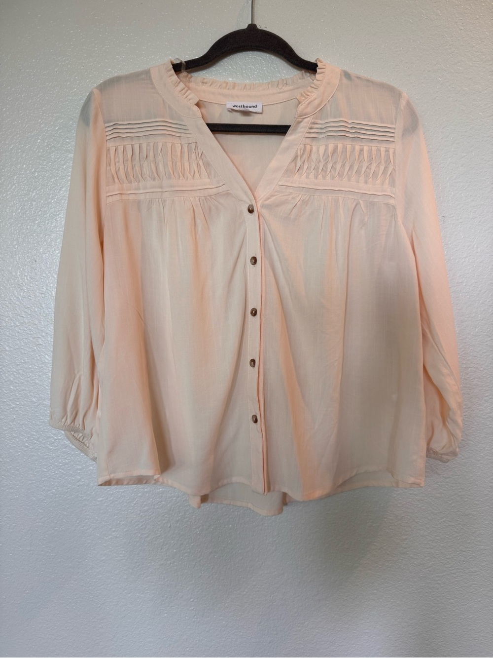 Westbound Women’s Mp Rayon Blouse Classic Career Romantic Prairie
